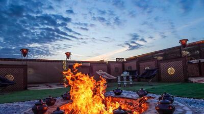 A campfire shot by Sheikh Hamdan.