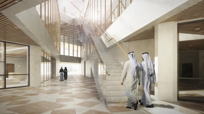 An artist’s impression of Qasr Al Hosn and its surrounding area. Courtesy Abu Dhabi Tourism and Culture Authority