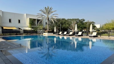 The communal swimming pool