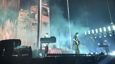 The four-piece band from Manchester, England played Dubai's Coca-Cola Arena on Wednesday August 14. Sophie Prideaux / The National