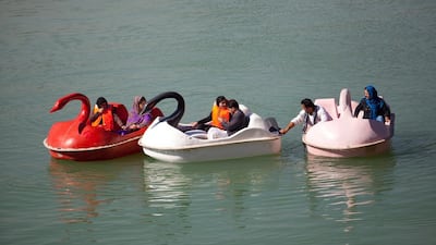 Lake Kargha shot by Pia Torelli for Eyes Wide Open – An Afghan Journey. Courtesy: Alliance Francaise Dubai