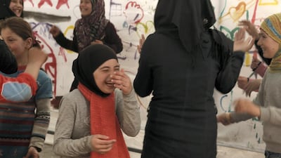 Salman Ibrahim and NGO worker Clare Payne are working with children who have been affected most by the war in Syria. Bader Taleb