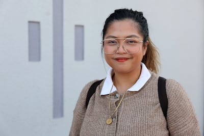 Marineth Tongol is one of many concerned about the Pope's health. Chris Whiteoak / The National