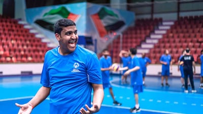 The UAE volleyball practices for the Special Olympic World Games. Victor Besa/The National
