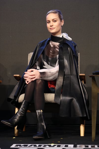Brie Larson plays Captain Marvel. Getty Images