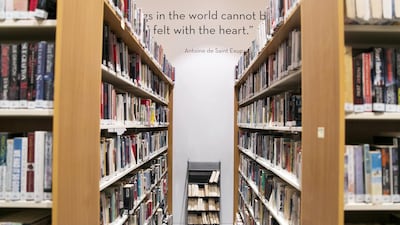 The Old Library, one of Dubai’s oldest libraries reopened on Wednesday after its former home in the Mall of the Emirates shut down four months ago. Reem Mohammed / The National