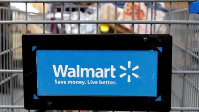 A Walmart shopping cart. Its acquisition of Flipkart is likely to accelerate e-commerce in India. Kamil Krzaczynski/Reuters