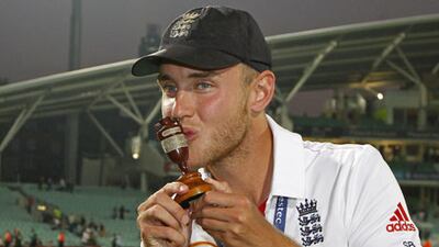 Stuart Broad was labelled a cheat after he refused to walk despite being caught behind during the Trent Bridge Test. Ian Kington / AFP