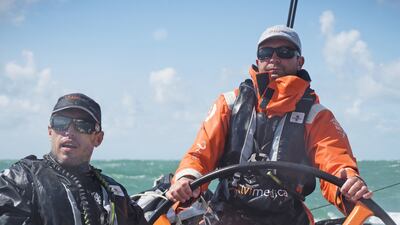 Team Alvimedica came about when Charlie Enright, right, and his friend Mark Towill were approached by Volvo Ocean Race chief Knut Frostad, who put them with the Turkish sponsor. Amory Ross / Team Alvimedica