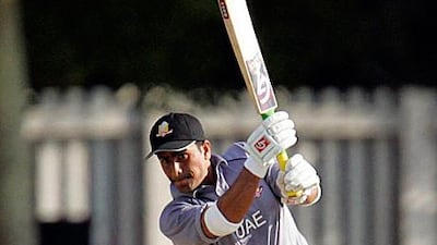 Saqib Ali's knock came at a time when the UAE's chips were down yesterday.