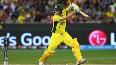 Steve Smith of Australia hit an unbeaten fifty in the 2015 World Cup final against New Zealand. Getty Images