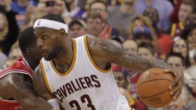 LeBron James returned to Cleveland in the off-season as a free agent after four seasons in Miami. Jay LePrete / AP