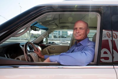 Thomas Edelmann, founder of Road Safety UAE. Sarah Dea / The National