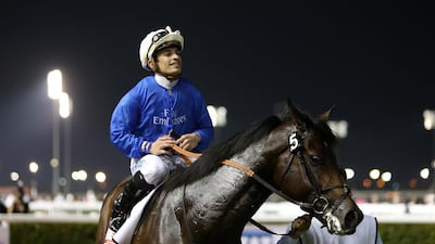 Jockey Silvestre De Sousa’s three wins is as many as he has ridden at Jebel Ali, highlighting that his thirst for success has taken him to all four of the UAE racecourses that have staged fixtures in 2014 so far. Pawan Singh / The National
