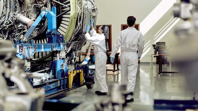 Emirates Aviation University recorded a rise in applications this year as the aviation industry continued to recover from the coronavirus pandemic. Photo: Emirates