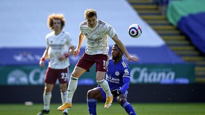 SUBS: Martin Odegaard – (On for Smith Row 42’) 7: Great ball behind Leicester defence to put Pepe away down right just after break. Norwegian showed some lovely quick feet and nice touches. EPA