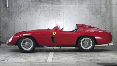 1955 Ferrari 750 Monza, €3.4m to €3.8m (Dh14.9m to Dh16.6m). R M Sotheby’s