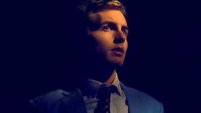 NYUAD student Nikolai Kozak in the role of Odysseus. Chani Gatto-Bradshaw / NYUAD