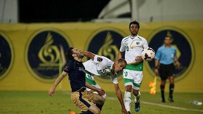 Wanderley, right, of Emirates. Antonie Robertson / The National