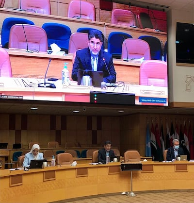 WHO regional director Dr Ahmed Al Mandhari and regional emergency director Dr Richard Brennan. Photo: WHO