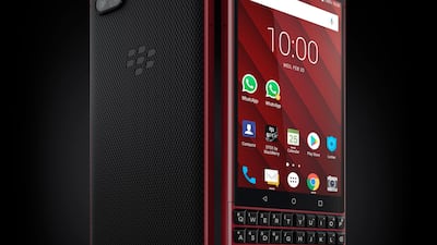 BlackBerry KEY2 Red comes with 6GB of memory and 128GB of storage. Courtesy: BlackBerry