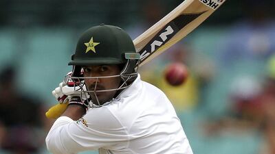 Pakistan’s Sharjeel Khan, pictured, and Khalid Latif have been provisionally suspended from the Pakistan Super League under anti-corruption rules. Rick Rycroft / AP file
