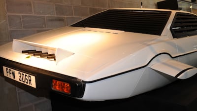 The New 'bond In Motion' Exhibition At The National Motor Museum. The Lotus Esprit ' Wet Nellie' From The James Bond Film The Spy Who Loved Me 1977. REX Shutterstock