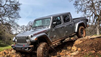 The Jeep Gladiator can tow more than 3.5 tonnes