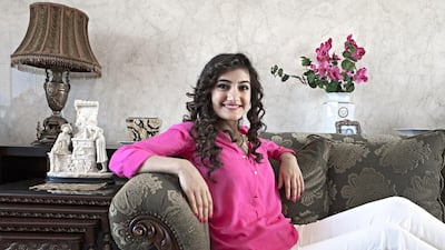 Hayla Ghazal has created her own HaylaTV on YouTube offering beauty and fashion tips from her home in Duba. Jeff Topping / The National