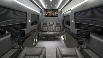 Philip Daskal of Inkas, a Toronto-based firm, refitted a Sprinter for three-quarters of a million dollars for a celebrity businessman in the Philippines. Courtesy Becker Automotive Design