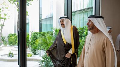 Mansour bin Mutaib Al Saud, Minister of State of Saudi Arabia offers condolences to Sheikh Saif bin Mohamed, on the passing of Sheikh Tahnoon bin Mohammed, Ruler’s Representative of Al Dhafra Region