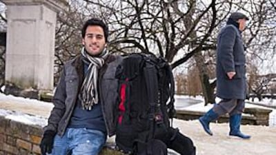 Omar Fikree, a 25-year-old Emirati who had been living in London, is leaving his normal, everyday life behind to begin his worldwide backpacking adventure.