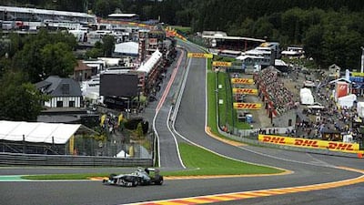 'Your heart beats faster,' says Pierre-Alain Thibault, a former driver now general manager at Spa-Francorchamps, describing what a driver feels as he goes through the Eau Rouge. 'It is incredible.'