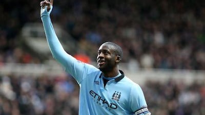 Manchester City's captain Yaya Toure returns to a Manchester City side that will need a late-season push to defend their title and keep pace with Manchester United. Julian Finney / Getty Images