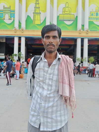 Surendra Mukhiya, migrant worker from Nepal, says the Oidsha train c crash has made him anxious. Taniya Dutta / The National