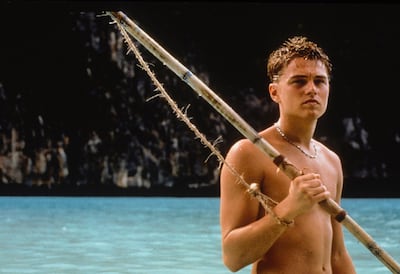 Leonardo DiCaprio in 'The Beach'. Alamy Stock Photo