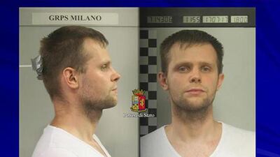 Lukasz Pawel Herba, a Polish citizen with British residency, who has been arrested in the alleged kidnapping of a young British model who thought she was coming to Milan for a photo shoot