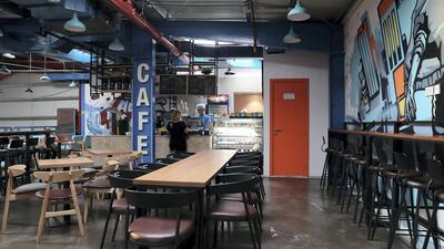 The cafe at Air Maniax. Pawan Singh / The National