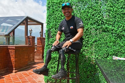 Gurkha veteran Hari Budha Magar in April. AFP