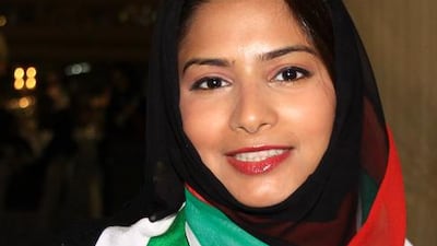 Nuha Luqman runs for her country. Courtesy Nuha Luqman