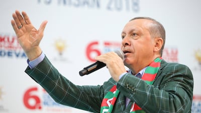 Turkish President Recep Tayyip Erdogan's position on Syria has shifted from demands for regime change. EPA/TURKISH PRESIDENTAL PRESS OFFICE