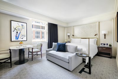 Inside a Grand Premier Room at The Peninsula New York. Photo: Peninsula Hotels