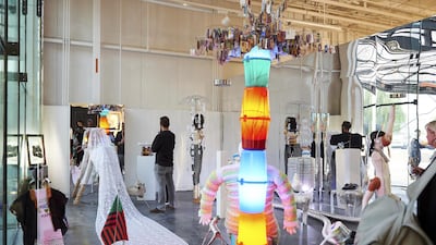 Works by Hashel Al Lamki also question our perceptions. The SEAF exhibition in the capital runs until early next year. Courtesy Warehouse421