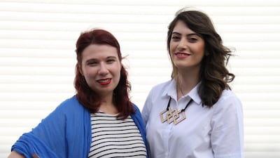 Pilar Yamila Iskenderov Bonilla, left, and Sevan Manjikian. Courtesy of Jagged Studios