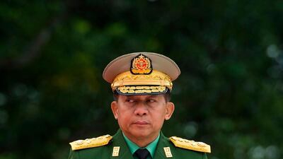 The UN says Myanmar's commander-in-chief, Senior General Min Aung Hlaing, should be prosecuted for genocide. AFP