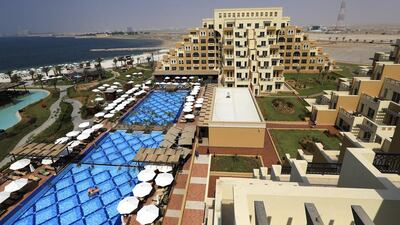 The Rixos Bab Al Bahr in Ras Al Khaimah. About 65 per cent of RAK’s tourists are from the UAE, Russia and Germany. Sarah Dea / The National