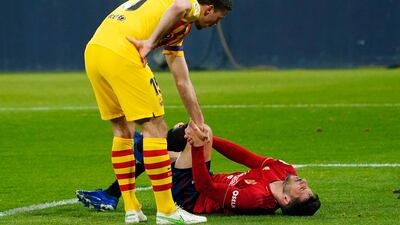 Clement Lenglet - 7, Looked very comfortable on the ball, but he did play a wayward pass that put Samuel Umtiti in a tough position. Was dominant defensively throughout most of the game. Reuters