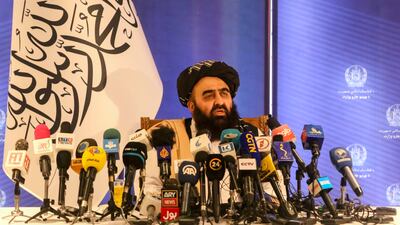 Amir Khan Muttaqi, the Taliban's acting foreign minister . Photo: EPA