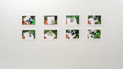 Artworks by Mohammed Kazem on display as part of Receiving and Collecting. Courtesy the artist and Gallery Isabelle van den Eynde