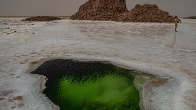 Salt flats, Danikil Depression, Ethiopia. Photo: Lesly Derksen/ Unsplash